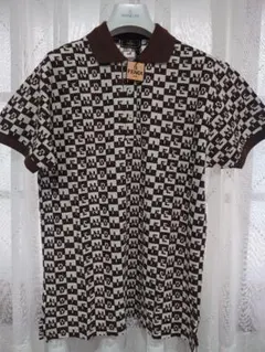 超お買得新品イタリア製FENDI mare ポロシャツ チェック柄 ブラウンのサムネイル