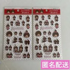 新品未開封★モンチッチ　ぷくっとシール　2点セット　まとめ売り　シール
