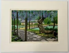 井堂雅夫「浜離宮・潮入の池」木版画 1992年 156/180 .407-2-4 井堂雅夫「浜離宮・潮入の池」木版画 1992年 156/180 .407-2-4 - メルカリ