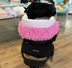 あおちゃん様専用 ene☆ いいね☆ カート用ティアードクッション ピンク