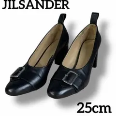 美品 JILSANDER バックル パンプス ミュール ヒール レザー ベルトのサムネイル