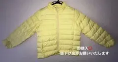 イエロー ダウンコート 春夏アウター キッズ