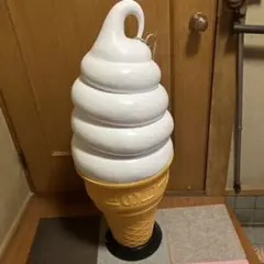 NISSEI 日世　アイスクリーム型スタンドライト 日世 ニッセイ ソフトクリーム ランプ 照明 レトロ 販促 インテリア