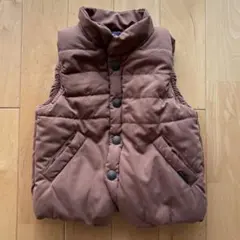 ベスト　上着　ブラウン