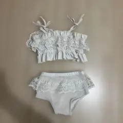 ベビー水着(女の子) フリル付き 100