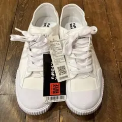 新品 Feiyue 大孚飛躍 スニーカー ホワイト 25.5cm