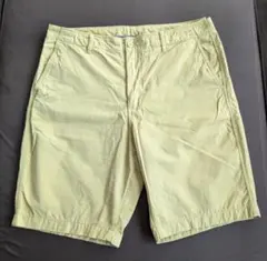 ユニクロ　チノハーフパンツ　メンズＬ　黄色