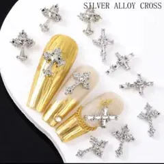 ネイルパーツ シルバー系