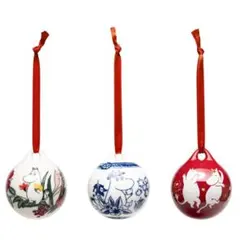 ムーミン フェスティブ モーメント ミニオーナメント 3個セット アラビア