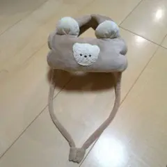 セーフティヘルメット　くま　ヘッドガード