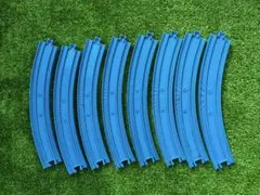 プラレール ２倍曲線レール ８本セット レイアウト