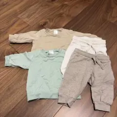 H＆M ベビー トレーナー スウェットセット2/4M