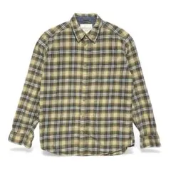 USA 古着 ウェザープルーフ アウトドア ライトフランネル コットン シャツ