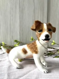 羊毛フェルト 犬 ジャックラッセルテリア