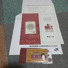 東京駅開業100周年　記念Ｓｕｉｃａ　台紙付き+スイカカードケースのサムネイル