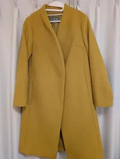 新品未使用　スリーフォータイム　シングルカラーコート　イエローコート 新品未使用 スリーフォータイム シングルカラーコート イエローコート