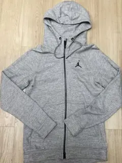 MENS JORDAN ジップアップパーカー グレー