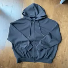 【JEANASIS】FadeダンボールZIPフーディ ブラック Lのサムネイル