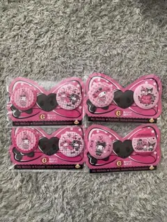 Happyくじ　マイメロ　クロミ　G賞　缶バッチ　セット　4点