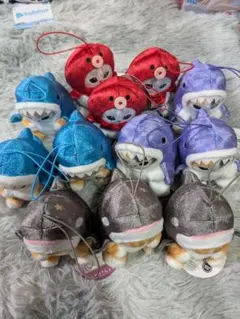 海の生き物にゃん〜和〜マスコット4種コンプセットmofusand 3セット