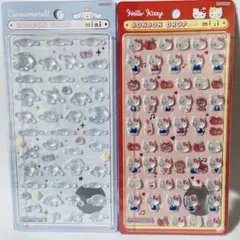 【正規品 】ボンボンドロップシールミニ　 ハローキティ 赤　 シナモロール