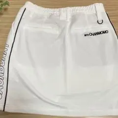 新品 スカート インナーパンツ一体型サイズ1M ホワイト縦ロゴジャッ ク バニー