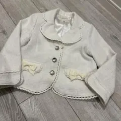 エニィファム　ツイードジャケット　冠婚葬祭　入学式　卒園式　120cm
