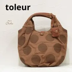toleur(トーラ)＊ドット刺繍トートバック＊キャンバス ミニトートのサムネイル