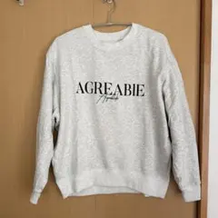 RADIATE AGREABIE ロゴプリント スウェット グレー