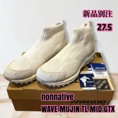 新品 別注　ノンネイティブ Mizuno WAVE MUJIN MID GTXのサムネイル