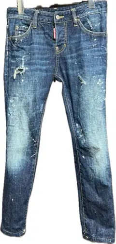 ディースクエアード ダメージ加工スキニーデニム 36