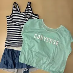 CONVERSEセパレート水着　3点セット　160