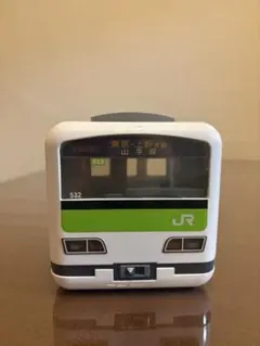 希少 美品 テツオトバンククロック 山手線 貯金箱 目覚まし時計 鉄道