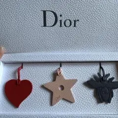 【新品】Dior レザー チャーム 3個セット