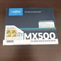 新品未開封品 Crucial MX500 500GB SSD クルーシャルのサムネイル