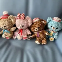 My Book Bear ぬいぐるみ4体セット 2026年最新】my book bear ぬいぐるみの人気アイテム - メルカリ