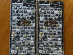 ストーンつきジュエルプチドロップシール2枚セット♡