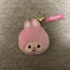 モンチッチ ガチャガチャ フェイスぬいぐるみ ピンク