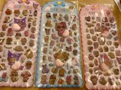 おしりシール　日焼けキティ　クロミ　マイメロ　三枚セット