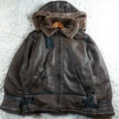 G-8 B3 USAF 2way ムートンレザー ボア フライトジャケット 50