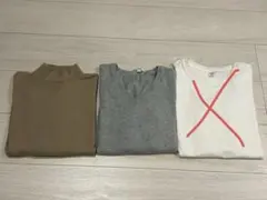 まとめ売り UNIQLO ユニクロ トップス 3点セット