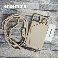 ensemble PORTE 鏡 カードケース付きiPhoneケース ベルト付のサムネイル