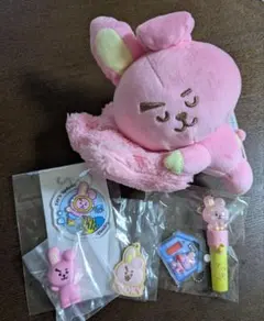 BT21 COOKY ぬいぐるみ マスコット キーホルダー セット