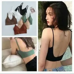 【未使用】キャミソール ブラトップ 背中空き