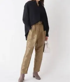 ジャガード カジュアルパンツ