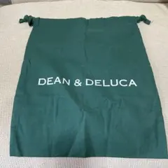 DEAN & DELUCA 巾着ポーチ グリーンのサムネイル