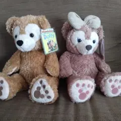 ダッフィーとシェリーメイ ぬいぐるみセット