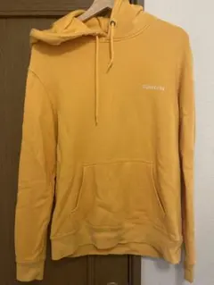 CONVERSE イエローフード付きパーカー