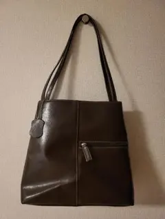 ダークブラウン トートバッグ