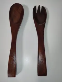 ロングスプーン＆フォーク 25.5cm｜調理用・サラダサーバーのサムネイル